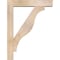 Ekena Millwork Funston Block Smooth Bracket w/ Offset Brace, Douglas Fir, 5 1/2"W x 26"D x 34"H BKT0604X26X34FST05SDF - alternate 2